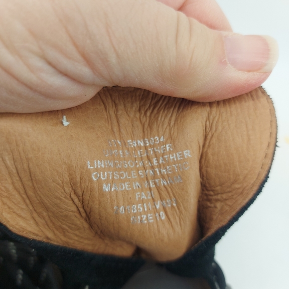 Madewell Enzo Hiking Boot Black Suede Lugsole Lug Bootie  10 - Picture 5 of 6